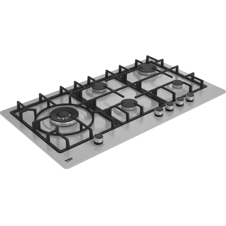 additioanl image for  Beko Hob Gas 4 Burners 1 Wok Inox 90 cm 
