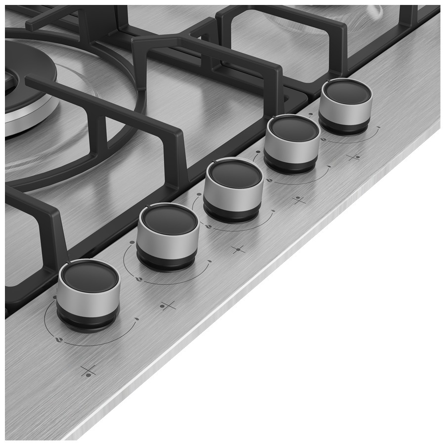 additioanl image for  Beko Hob Gas 4 Burner 1 Wok Inox 90cm. 