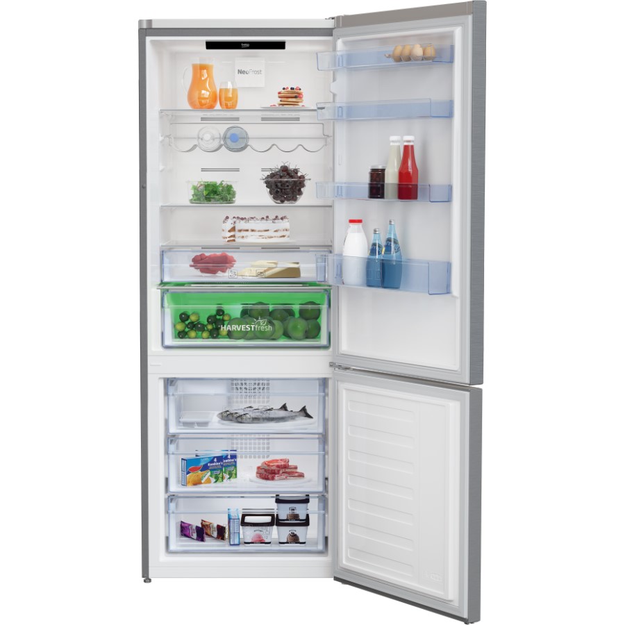 additioanl image for  Beko Fridge Freezer No Frost S/Steel 