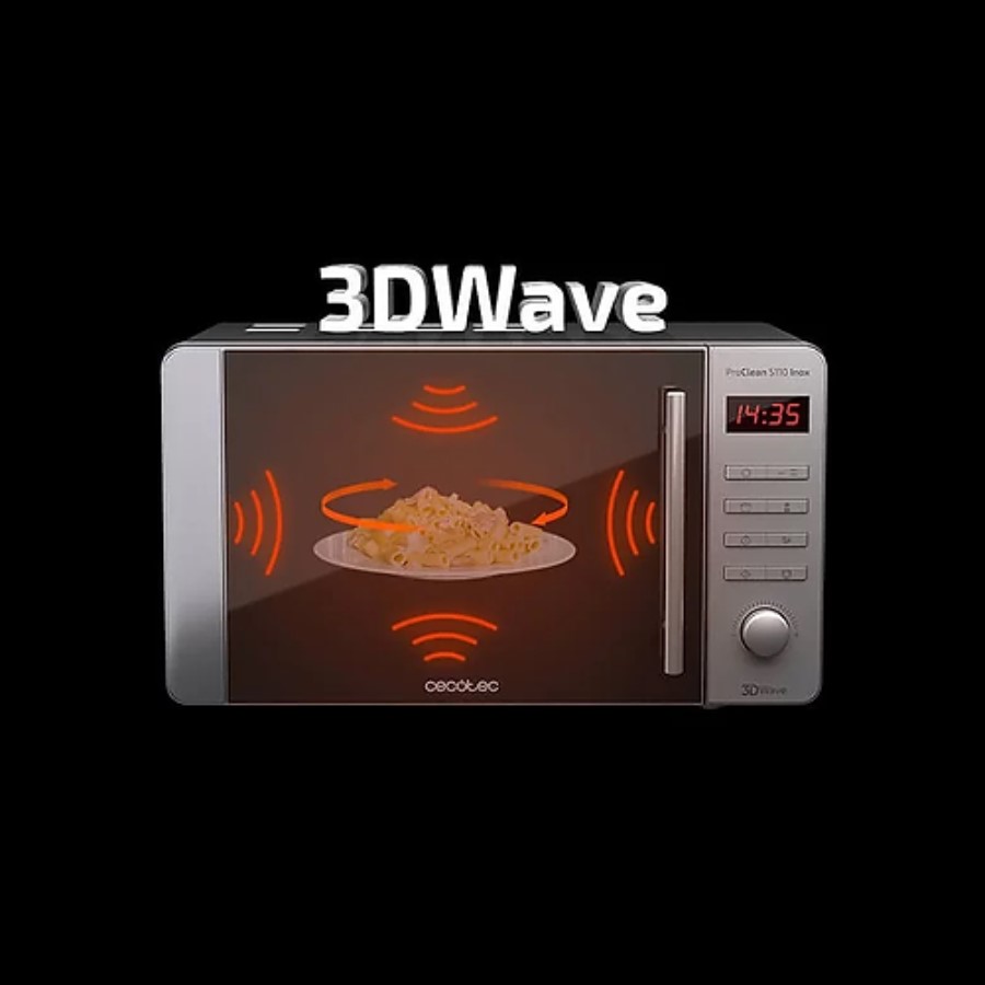 additioanl image for  Cecotec Microwave With Grill Inox 20 L 