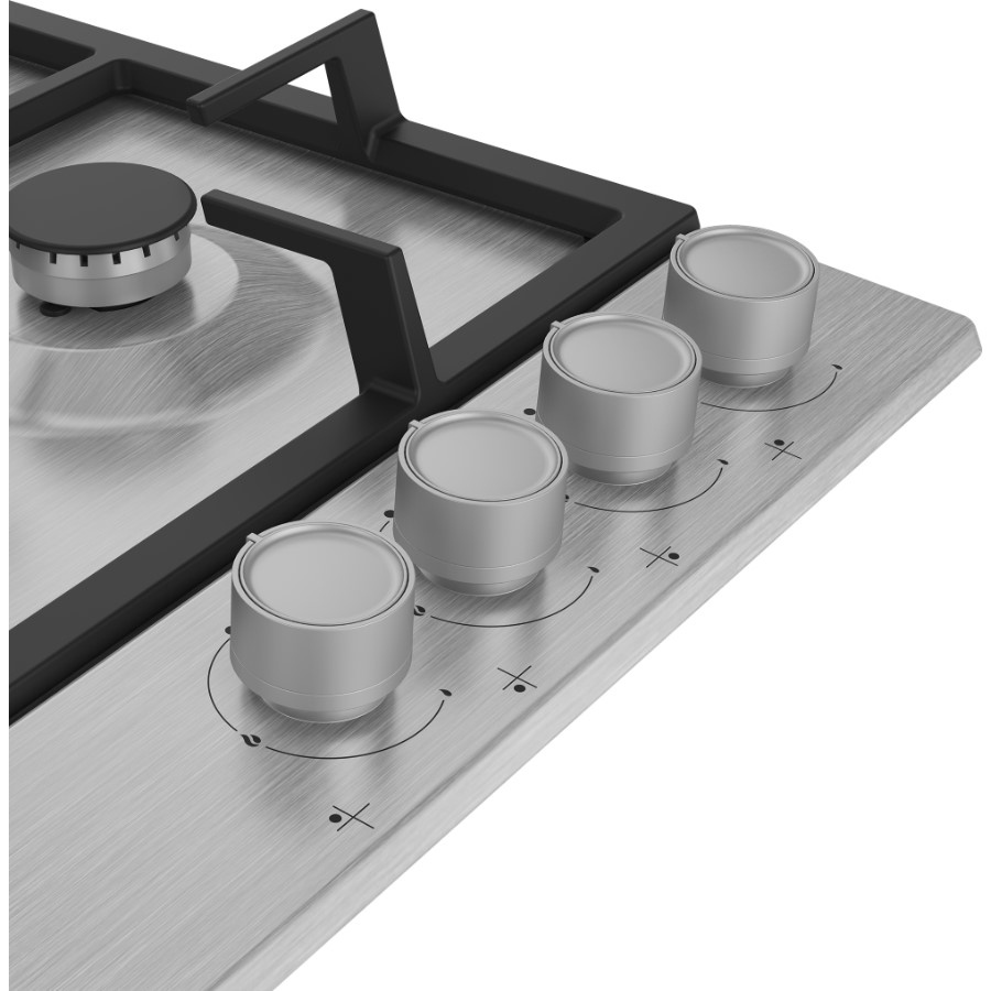 additioanl image for  Beko Hob Gas 4 Burner C/Iron Inox 60 cm 
