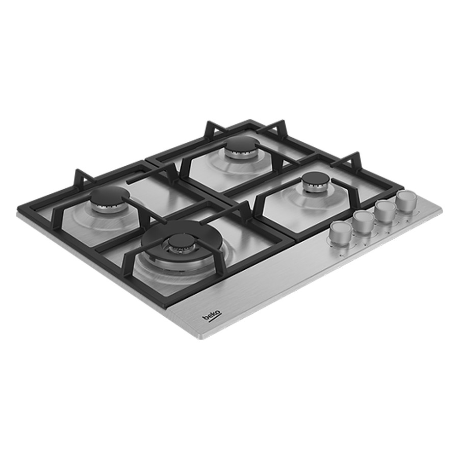 additioanl image for  Beko Hob Gas 4 Burner C/Iron Inox 60 cm 