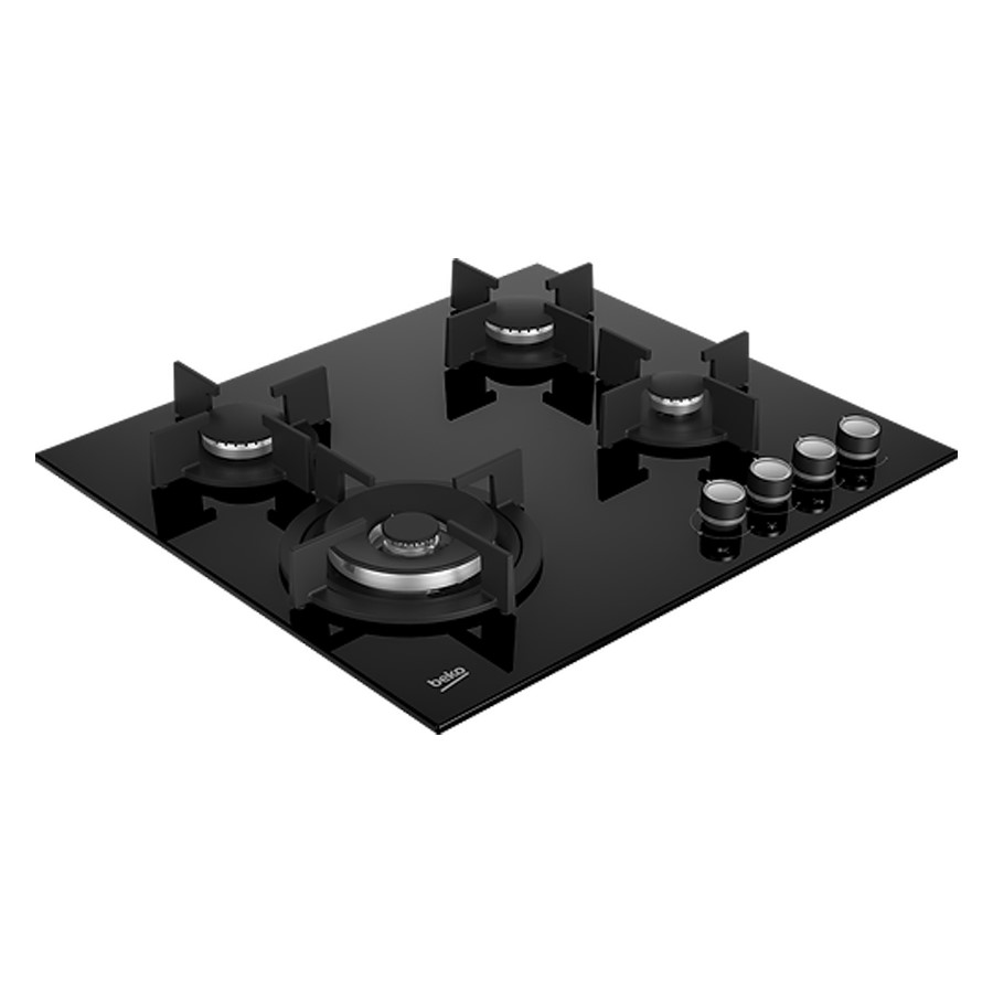 additioanl image for  Beko Hob Gas 4 Burner Glass Blk. 60 cm 