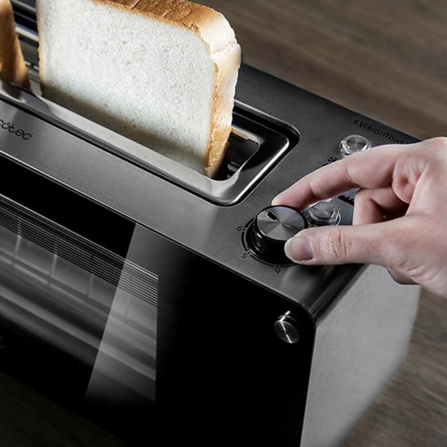 additioanl image for  Cecotec Toaster Long Slice Black Vision 