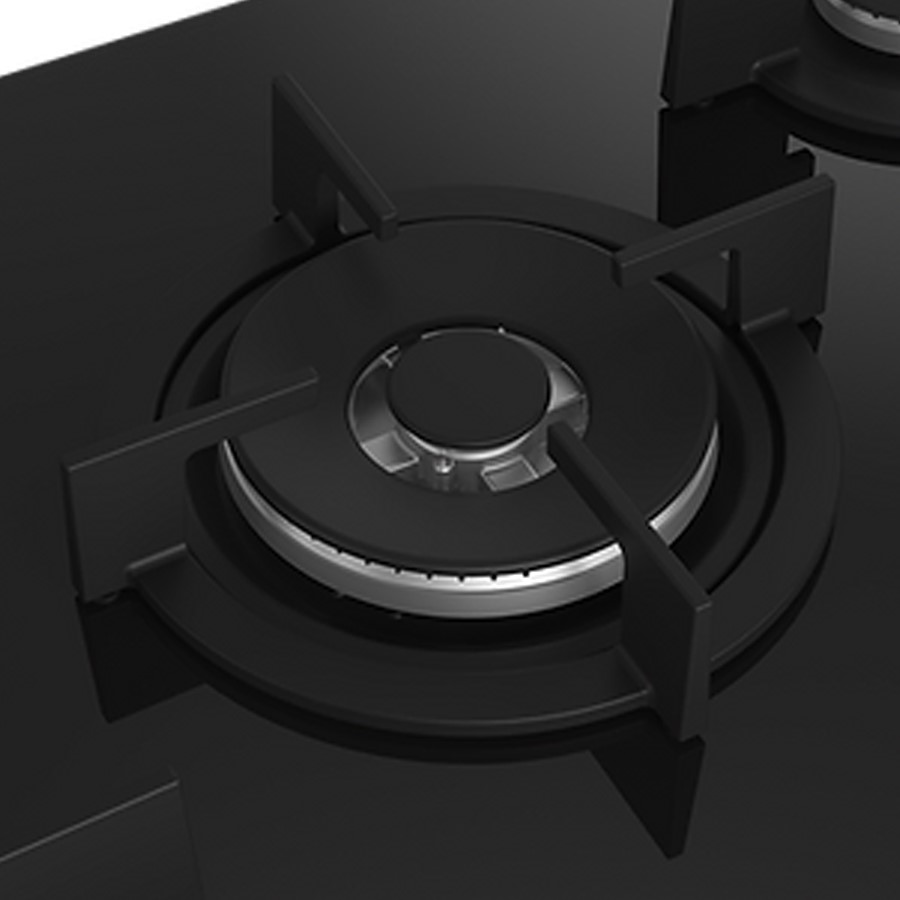 additioanl image for  Beko Hob Gas 5 Burner Glass Black 75 cm 