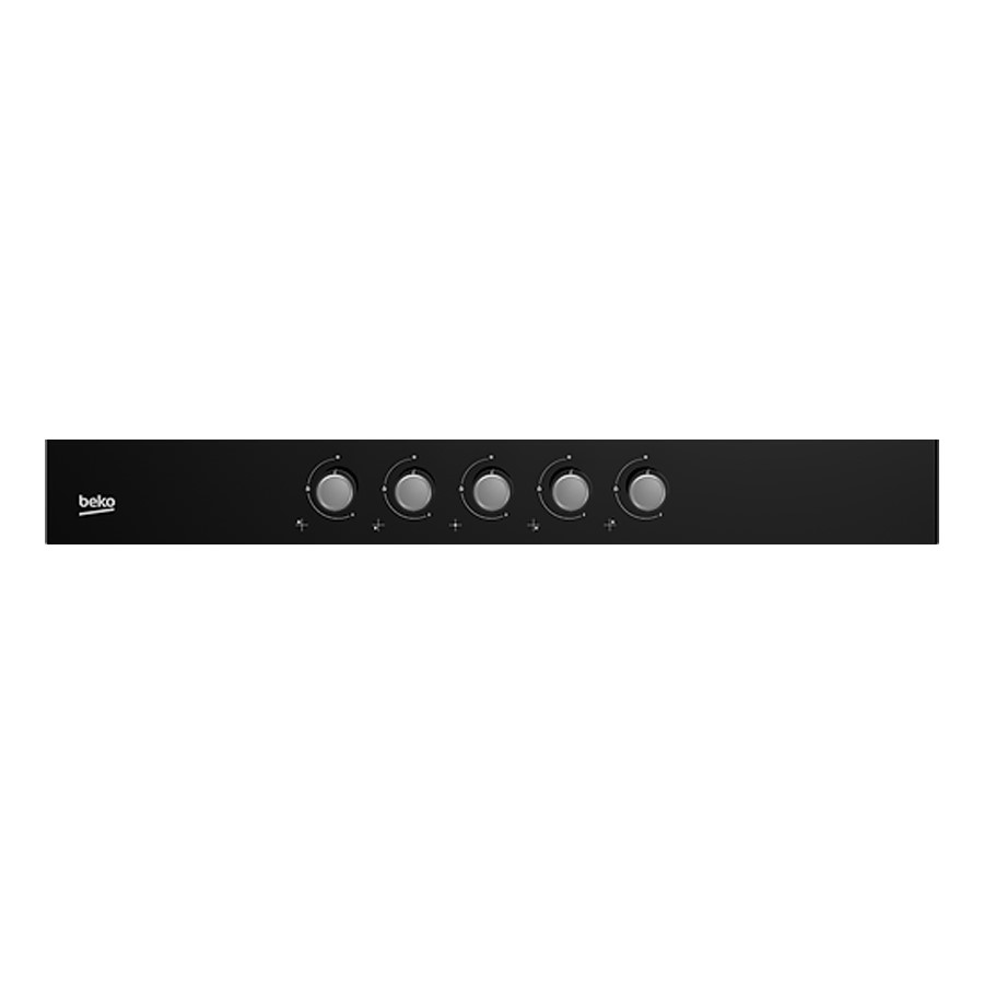 additioanl image for  Beko Hob Gas 5 Burner Glass Black 75 cm 
