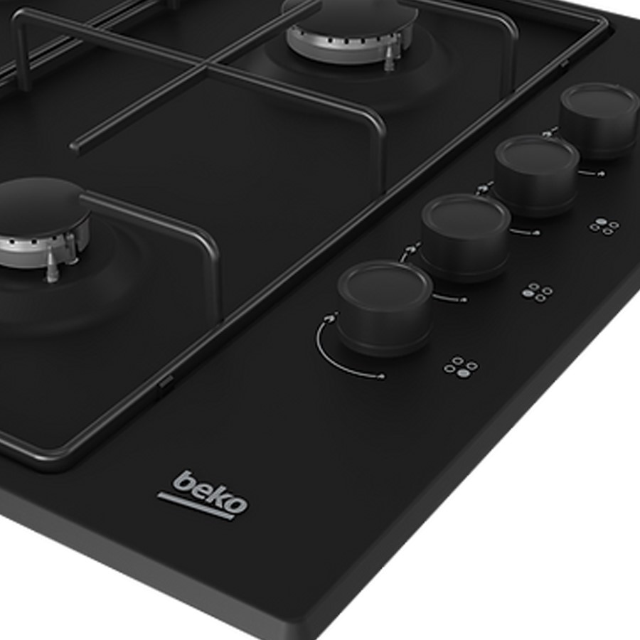 additioanl image for  Beko Hob Gas 4 Burners Black 61 cm 