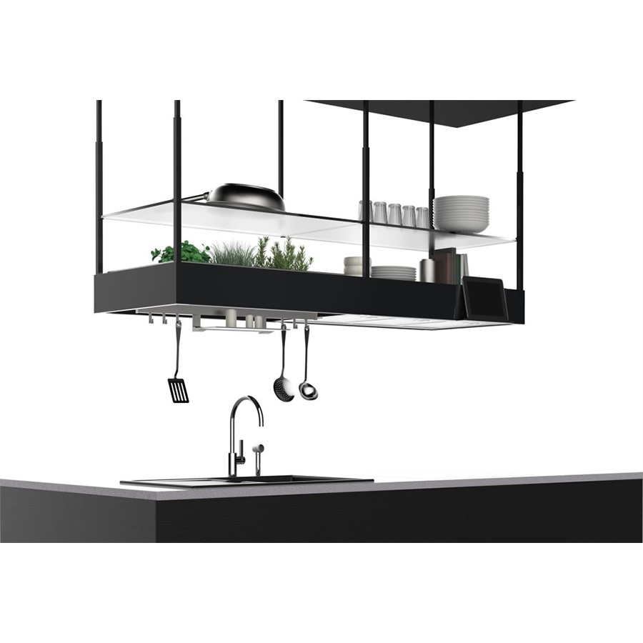 additioanl image for  Falmec Hood Spazio Black 180 cm 