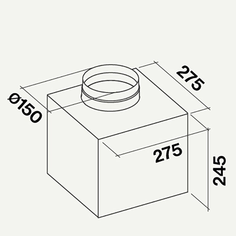 additioanl image for  Falmec Remote Under-Roof Motor 950 m³/h 