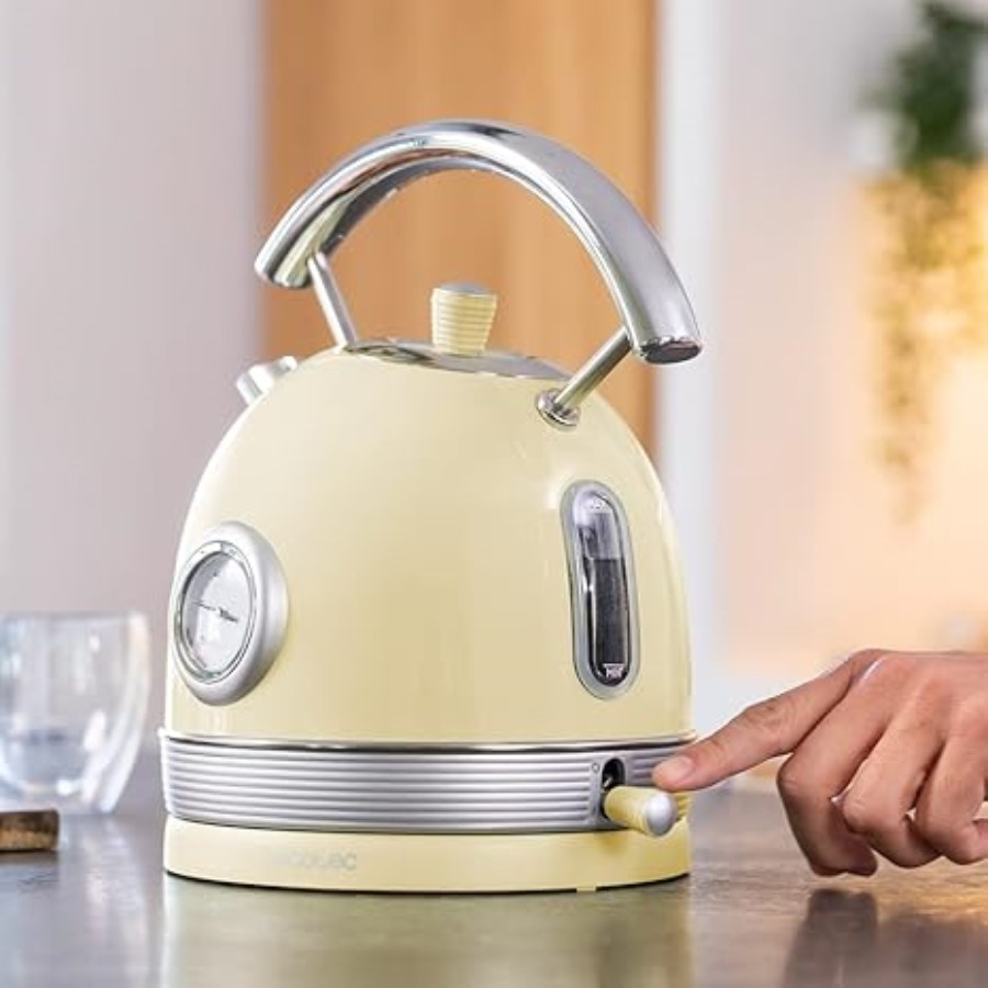 additioanl image for  Cecotec Vintage Kettle Light Yellow 1.8L 