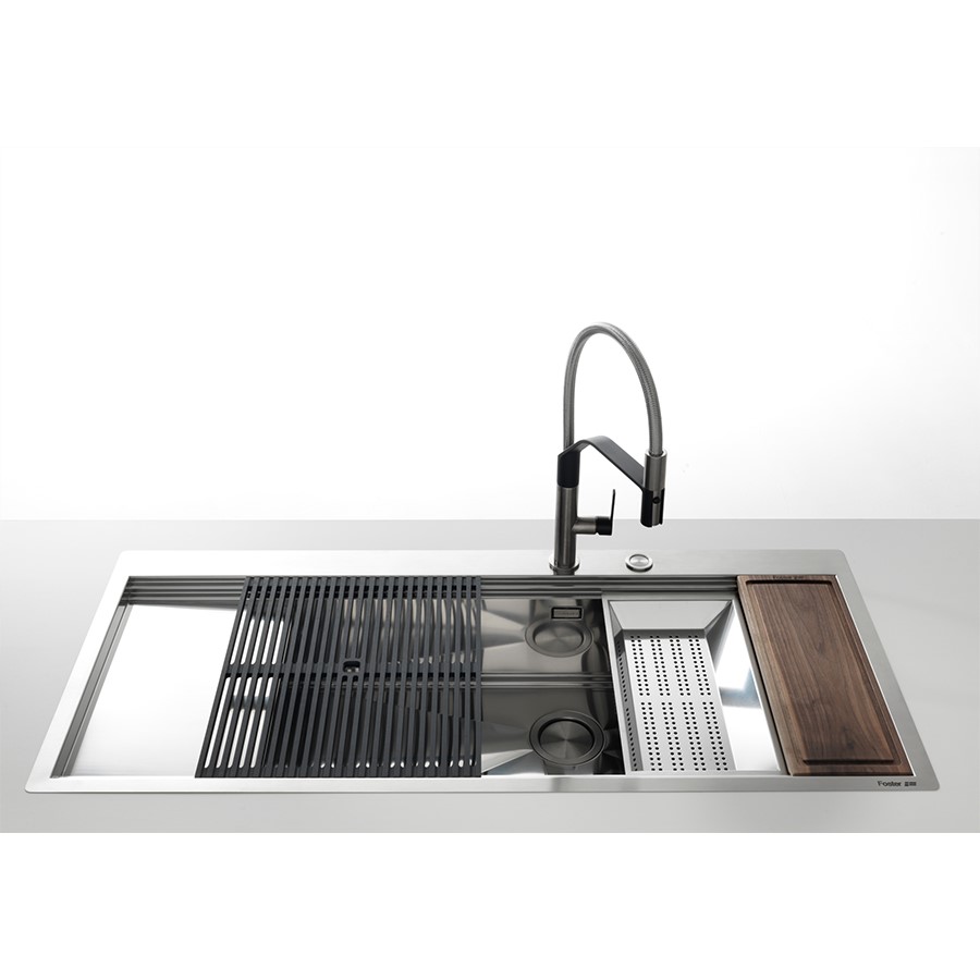 additioanl image for  Foster Sink Milanello Top Mount S/Steel 