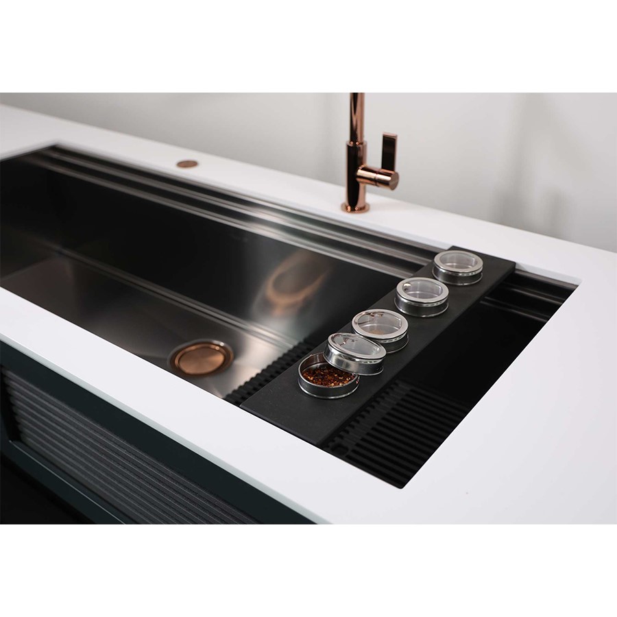 additioanl image for  Foster Sink H/Hour Gun Metal U/Mount 