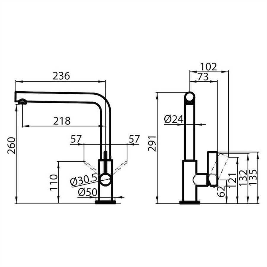 additioanl image for  Foster Kitchen Mixer Omega Matt Black 