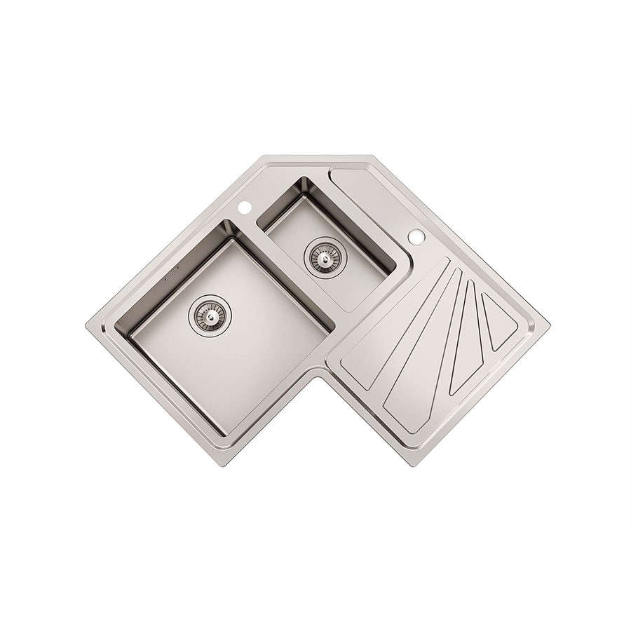additioanl image for  Foster Sink Angolare S/Steel 83 x 83 cm 