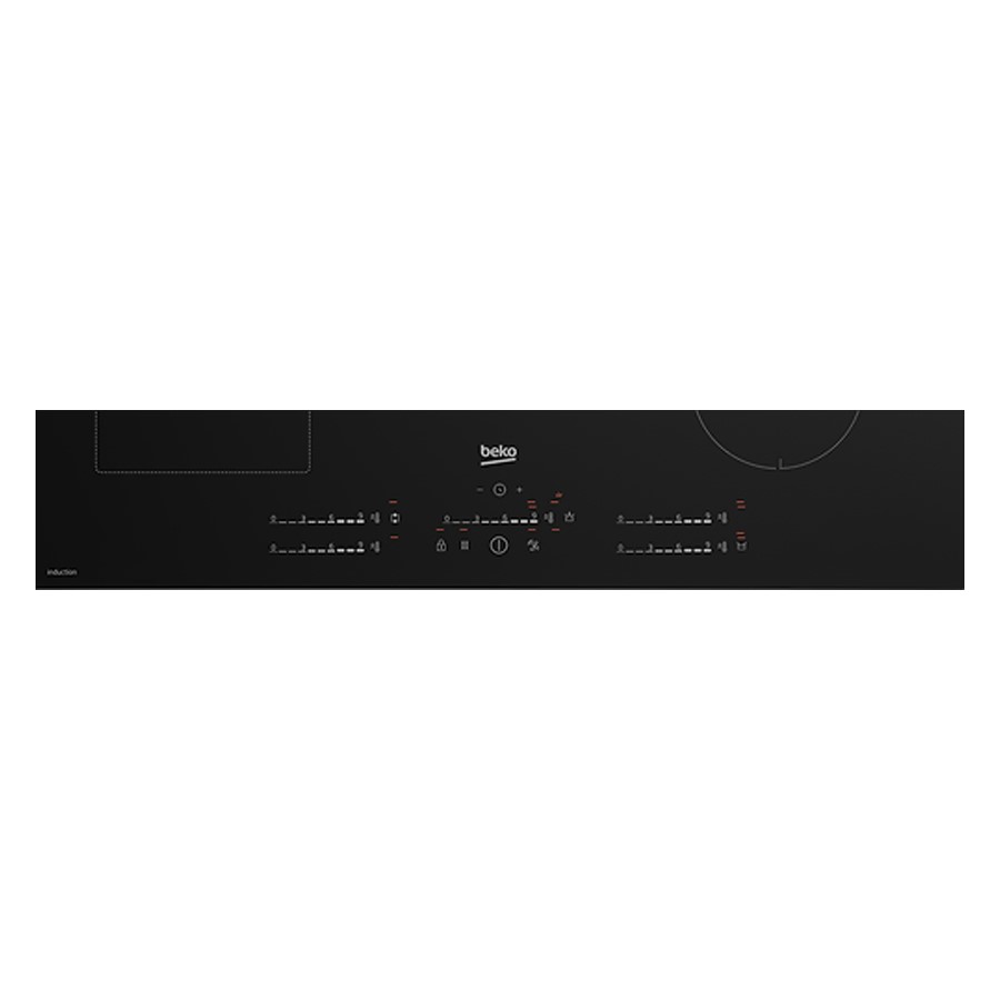 additioanl image for  Beko Hob Induction 5 Zone Black 78 cm 