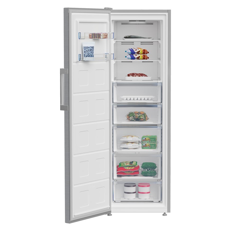 additioanl image for  Beko Larder Freezer No Frost Silver 286L 