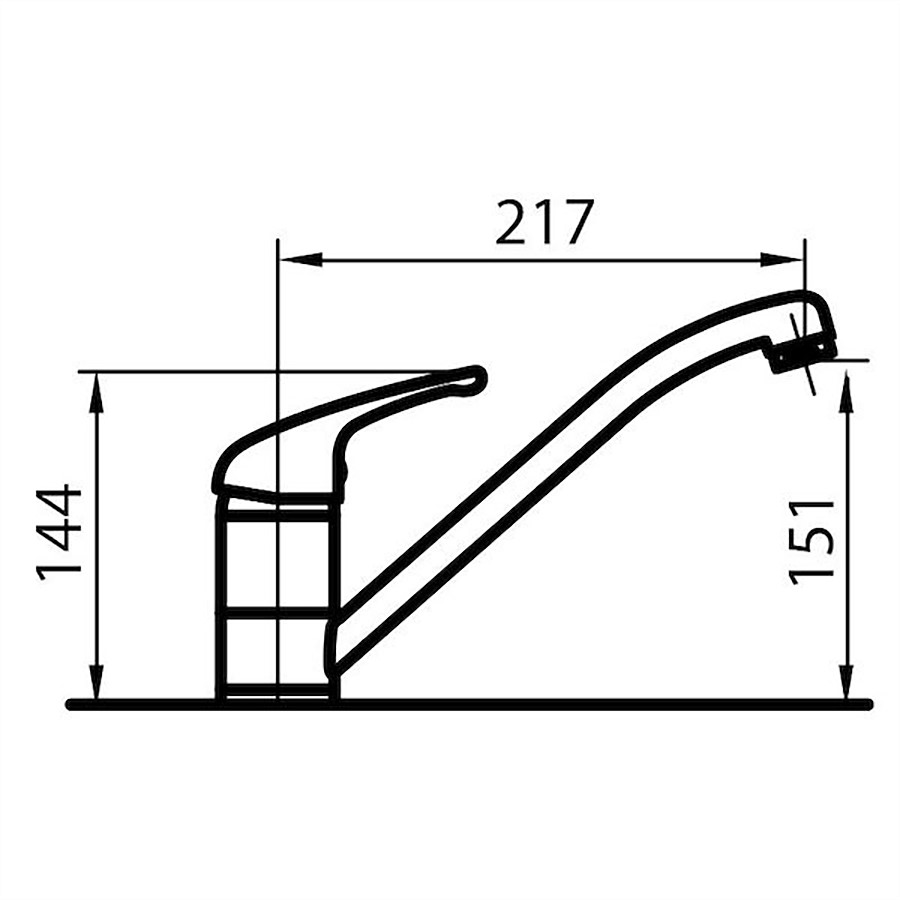 additioanl image for  Foster Kitchen Mixer Tap Chrome 