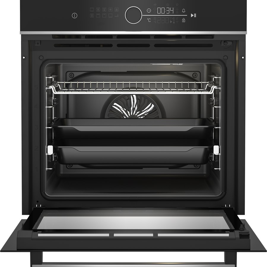 additioanl image for  Beko Built-In Oven 72L Pyrolytic Black 