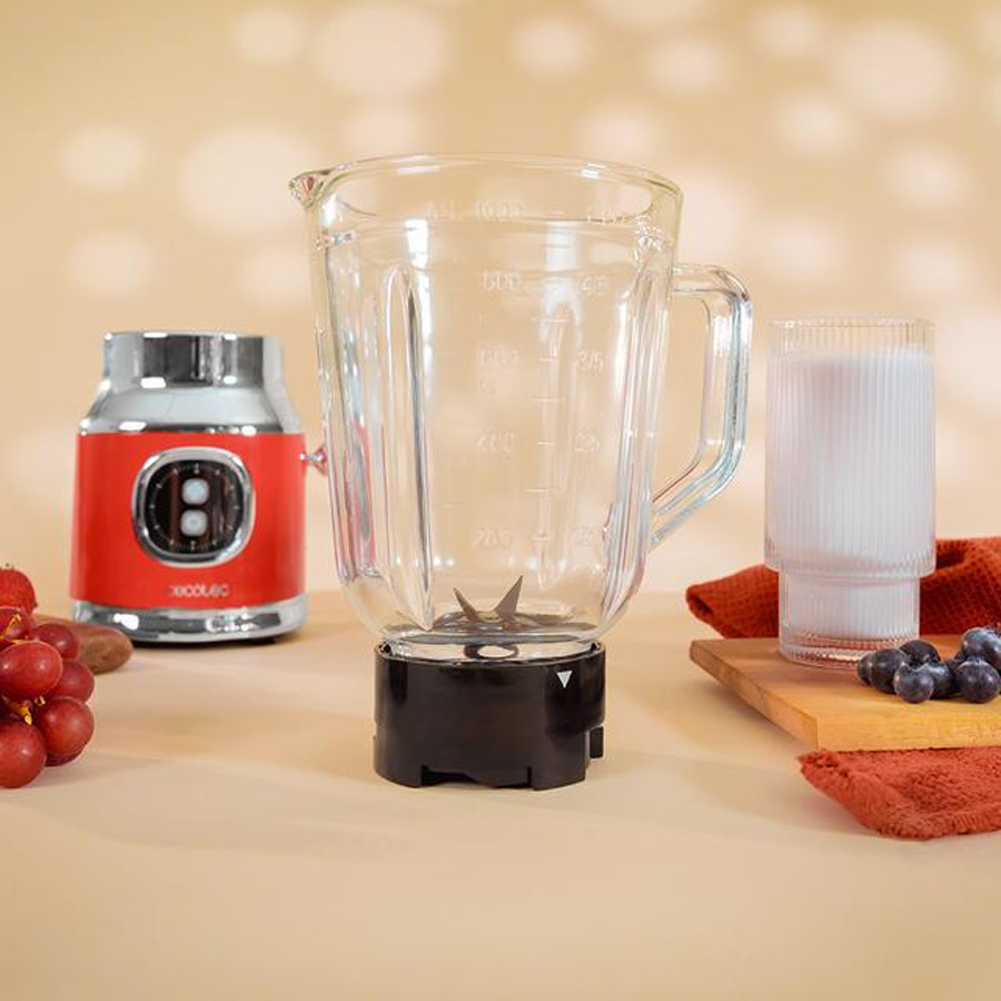 additioanl image for  Cecotec Blender Retro Twist Red 