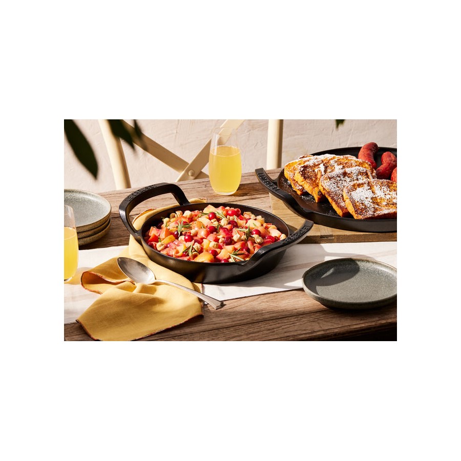 additioanl image for  Le Creuset O/Door Rd Skillet M/Blk 25 cm 