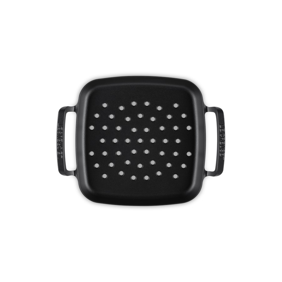 additioanl image for  Le Creuset O/Door Sq. Grill Basket M/Blk 