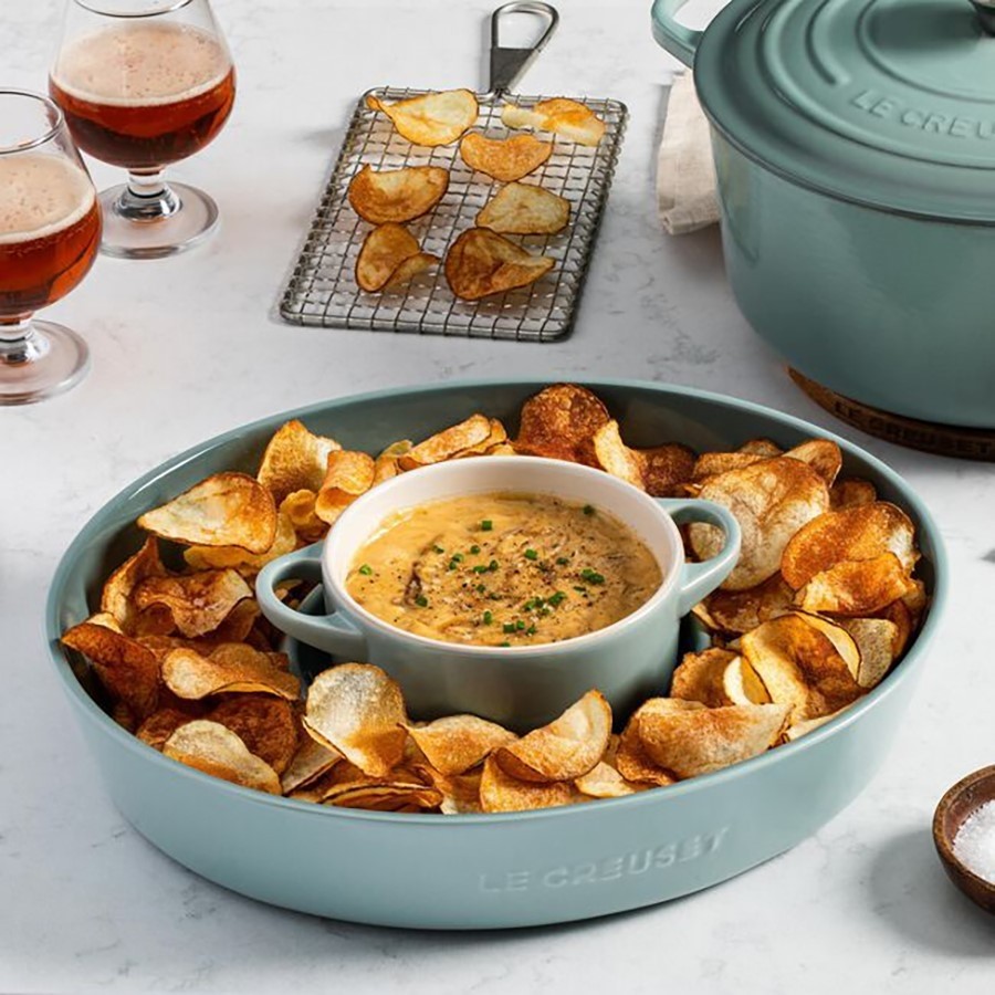 additioanl image for  Le Creuset Chip&Dip Oval Platter S/Salt 