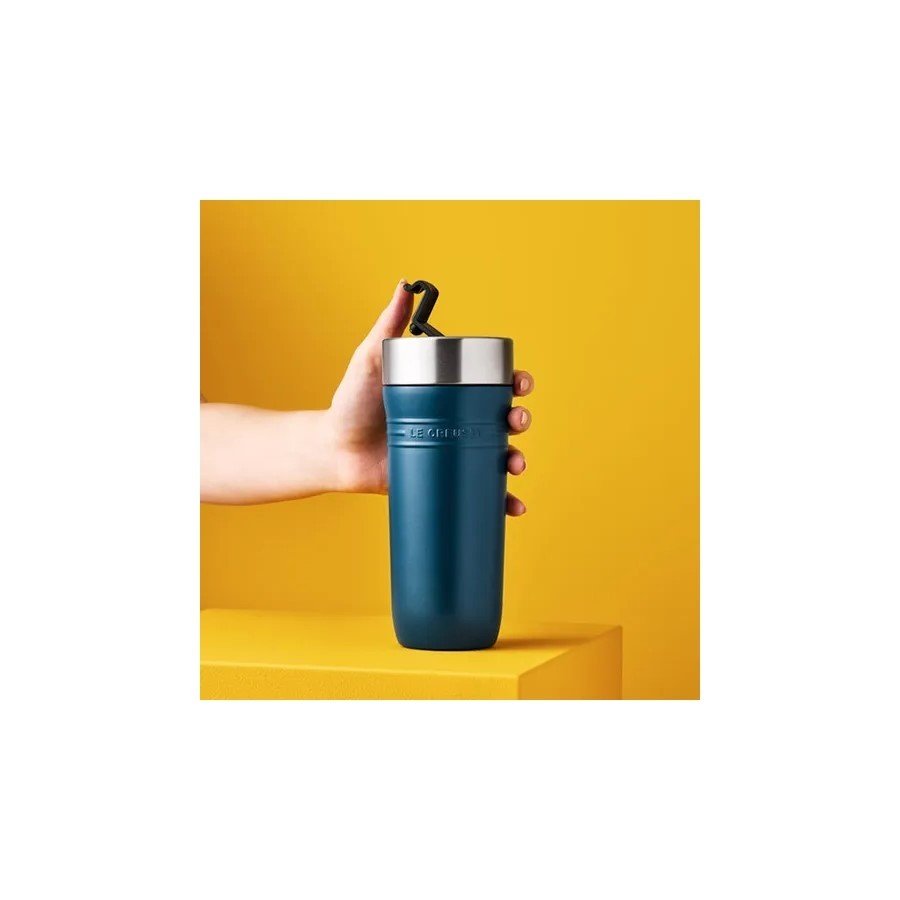 additioanl image for  Le Creuset Travel Mug Deep Teal 350 ml 
