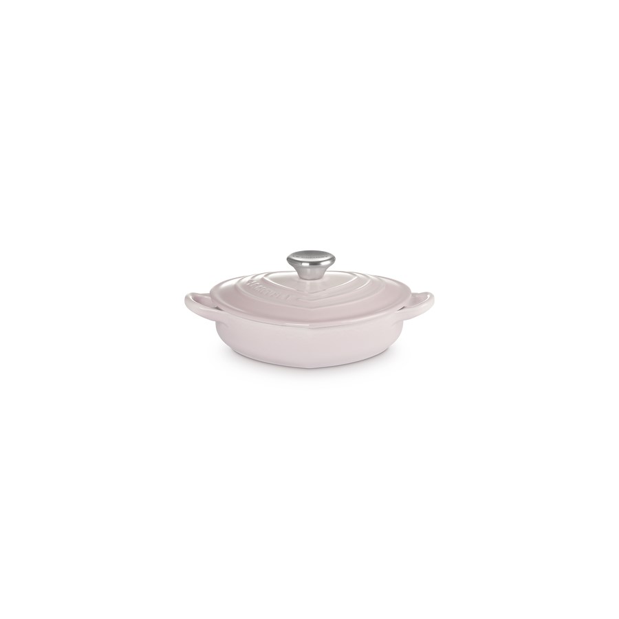 additioanl image for  Le Creuset Low Heart Cass. S/Pink 20 cm 