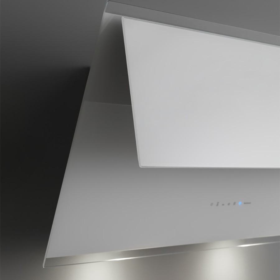 additioanl image for  Falmec Hood Verso White Glass 55 cm 