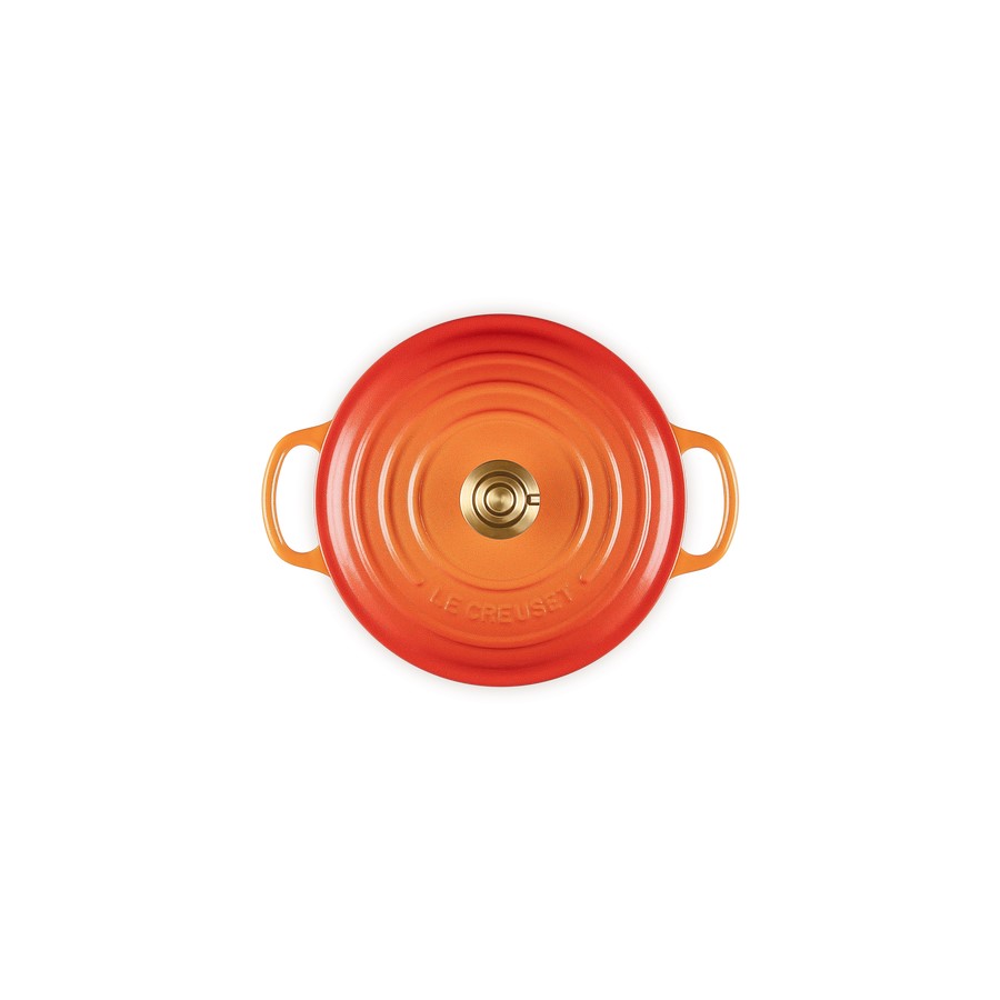 additioanl image for  Le Creuset Sign Round Cass G/Flame 20 cm 