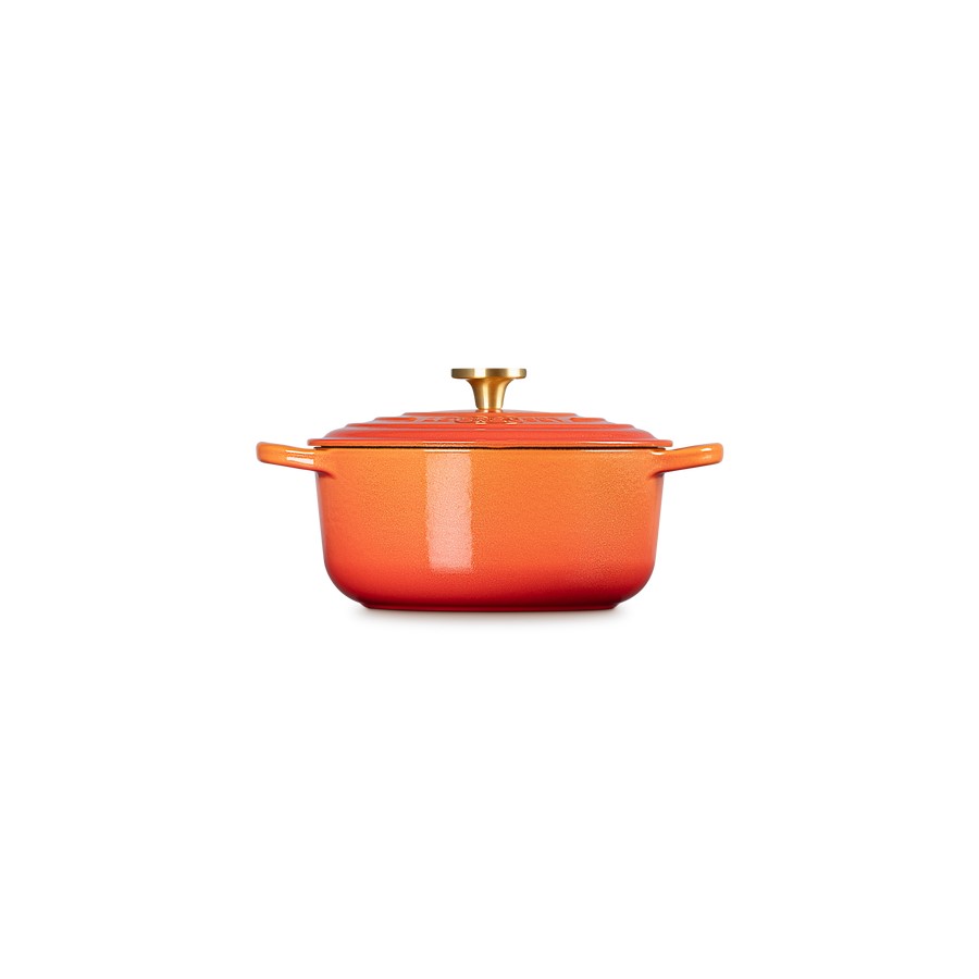 additioanl image for  Le Creuset Sign Round Cass G/Flame 20 cm 