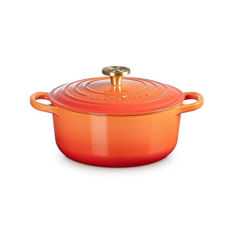 additioanl image for  Le Creuset Sign Round Cass G/Flame 20 cm 
