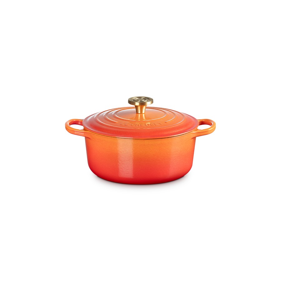 additioanl image for  Le Creuset Sign Round Cass G/Flame 24 cm 