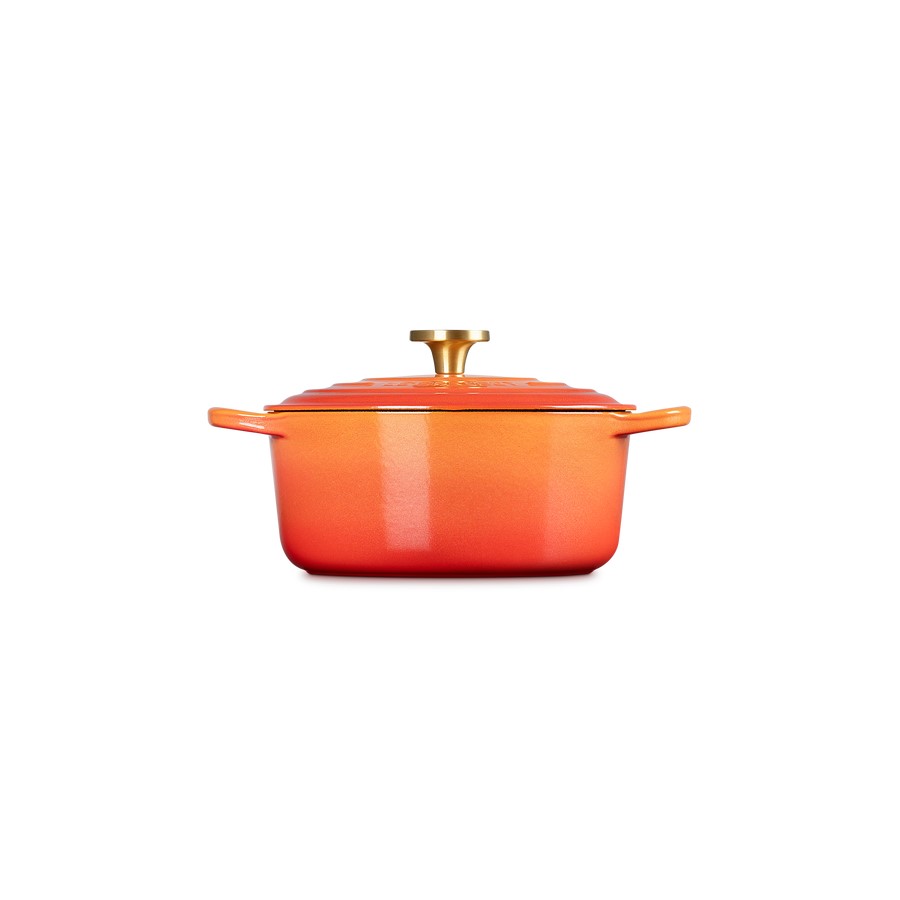 additioanl image for  Le Creuset Sign Round Cass G/Flame 24 cm 