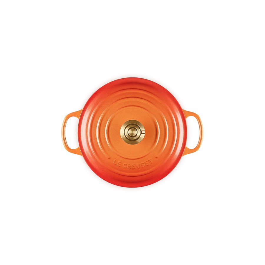 additioanl image for  Le Creuset Sign Round Cass G/Flame 24 cm 