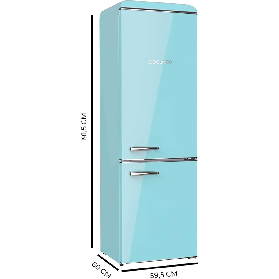additioanl image for  Cecotec Retro Fridge Combi Blue 300 L 