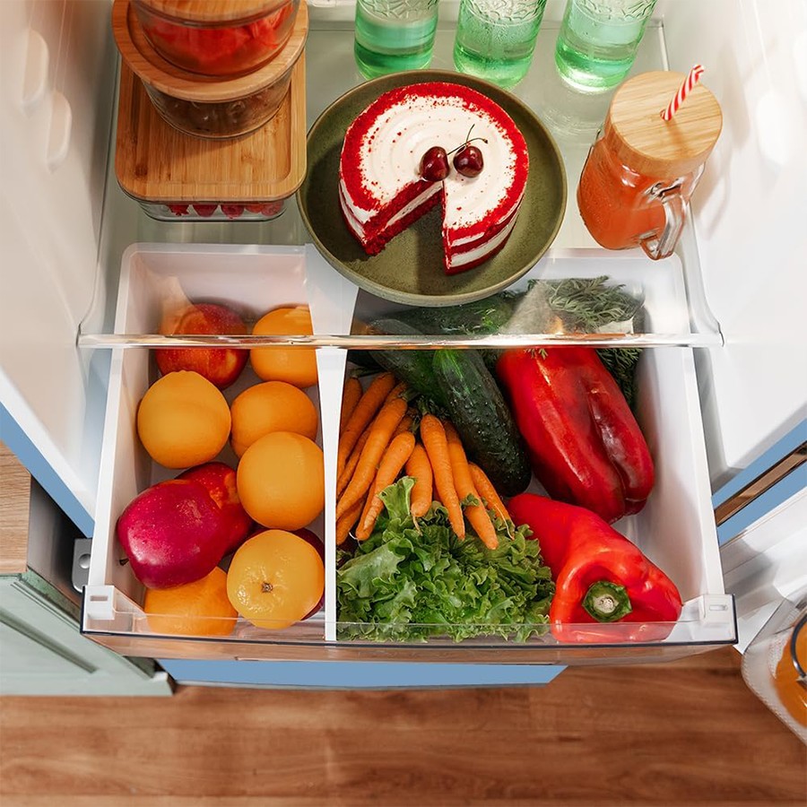 additioanl image for  Cecotec Retro Fridge Combi Blue 300 L 