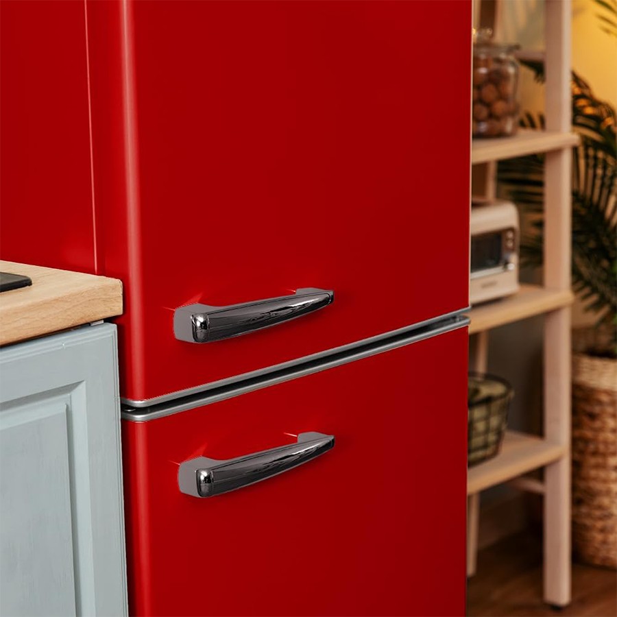 additioanl image for  Cecotec Retro Fridge Combi Red 300L 