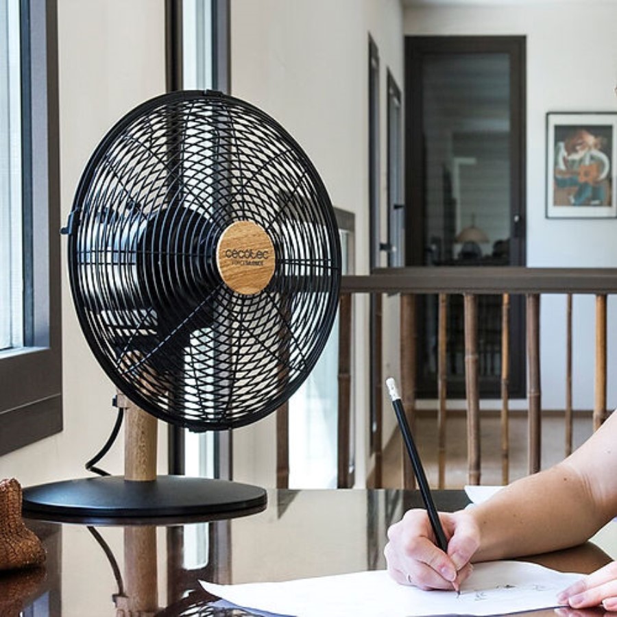 additioanl image for  Cecotec Desk Fan Force Silence Wood 