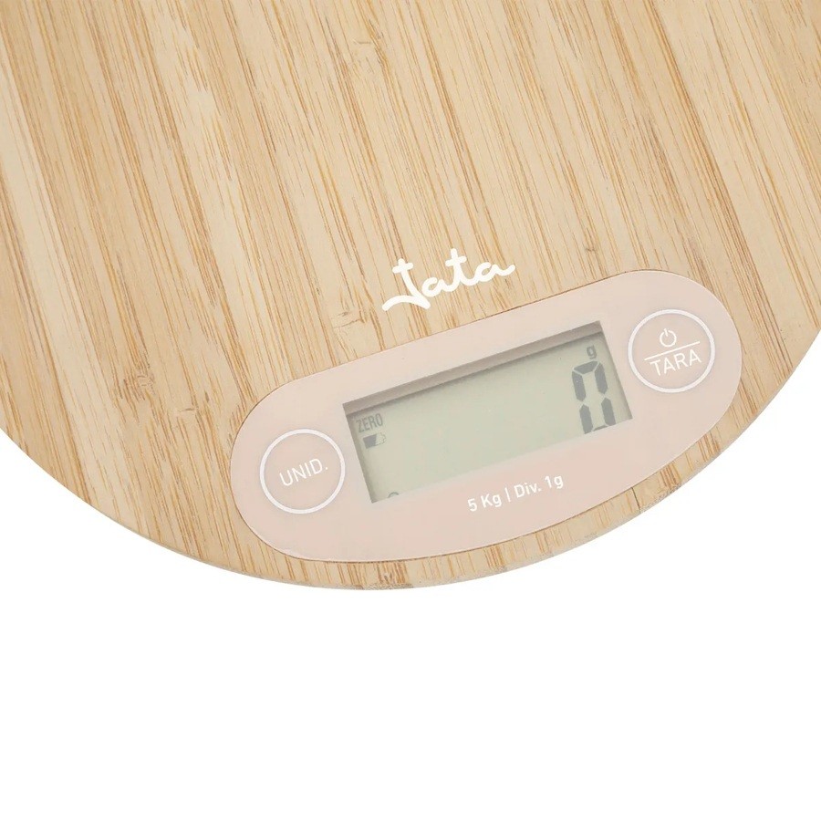 additioanl image for  Jata Kitchen Scale Bamboo Round 