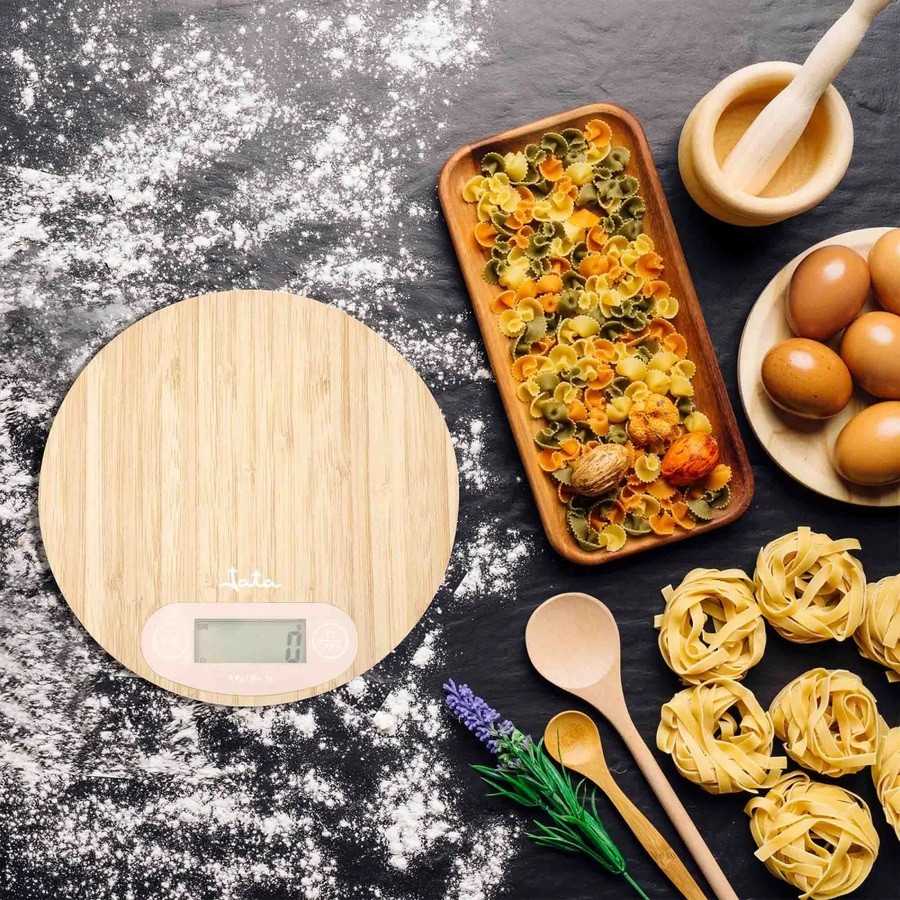 additioanl image for  Jata Kitchen Scale Bamboo Round 