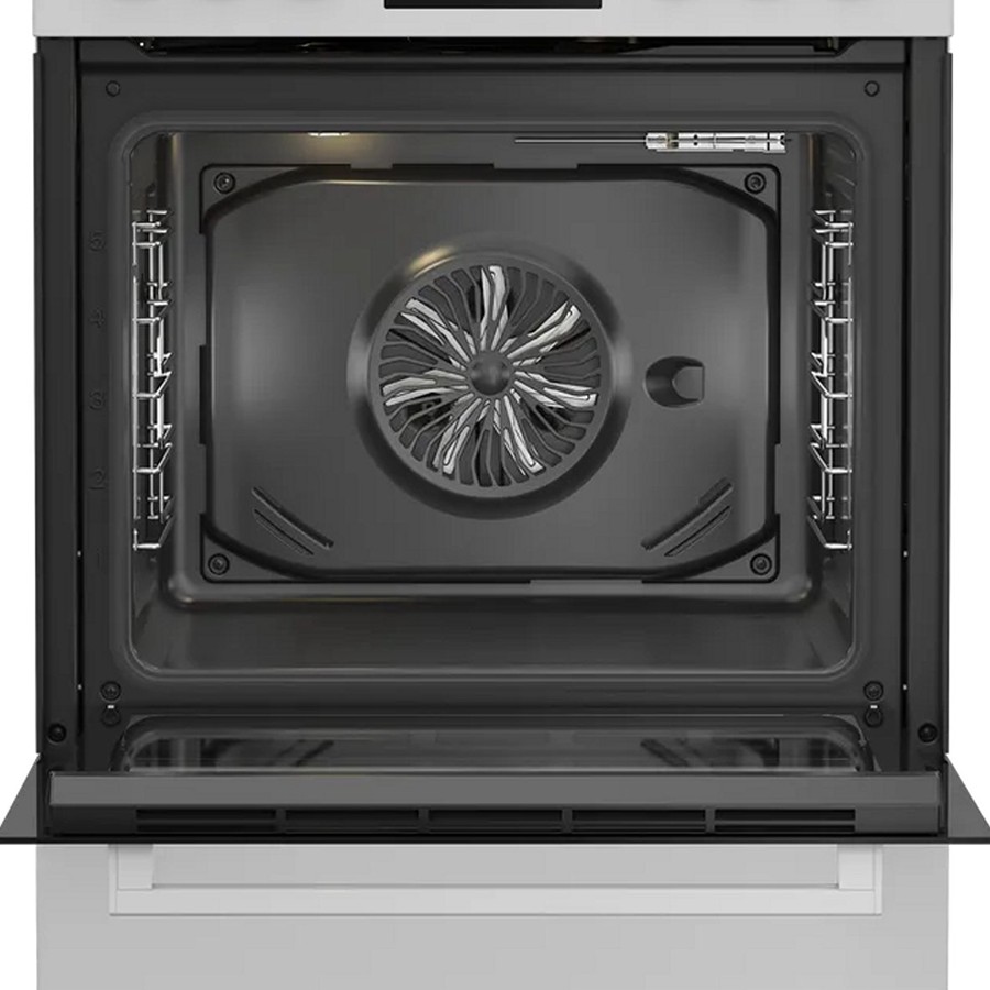 additioanl image for  Beko Cooker Dual Fuel With 4 Burners Wht 