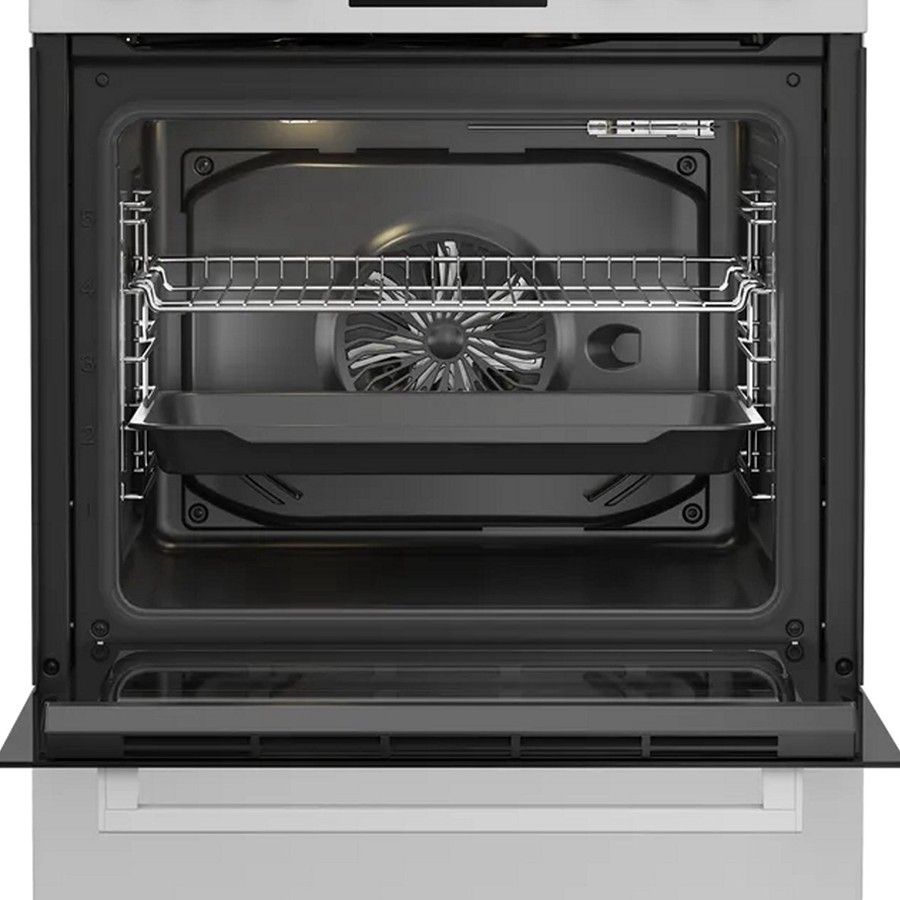 additioanl image for  Beko Cooker Dual Fuel With 4 Burners Wht 