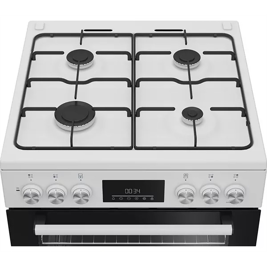 additioanl image for  Beko Cooker Double Oven Dual Fuel White 