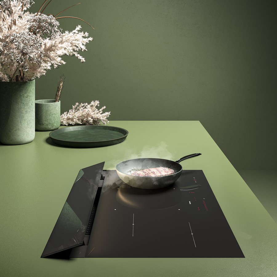 additioanl image for  Falmec Brera AspirationHob Matt Blk 75cm 