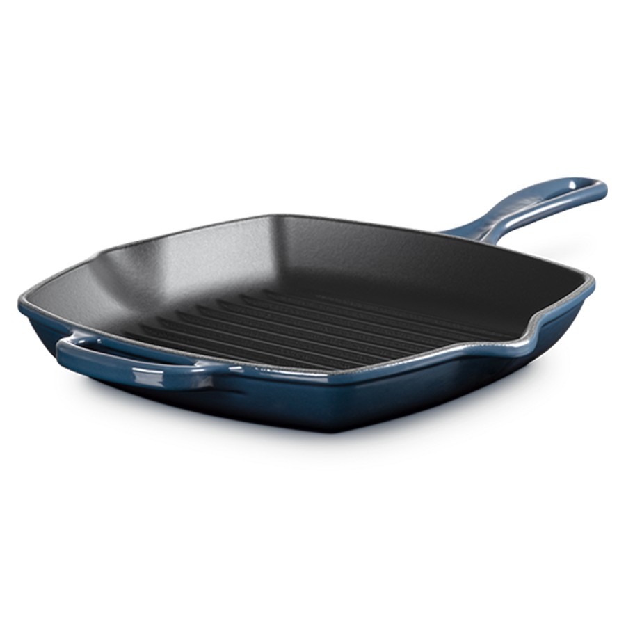 additioanl image for  Le Creuset Sq. Skillet Grill Nuit 26 cm 