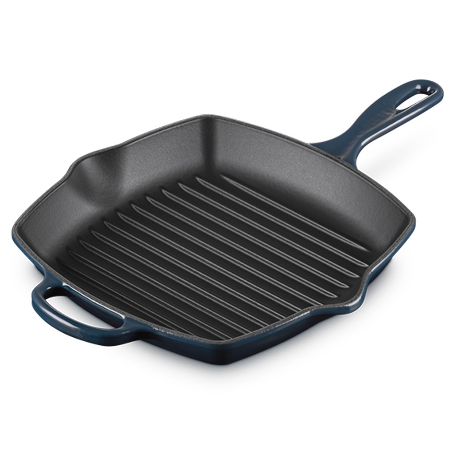 additioanl image for  Le Creuset Sq. Skillet Grill Nuit 26 cm 