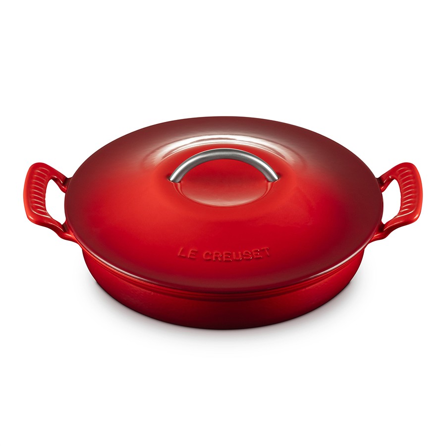 additioanl image for  Le Creuset MH Low Casserole Cerise 28 cm 