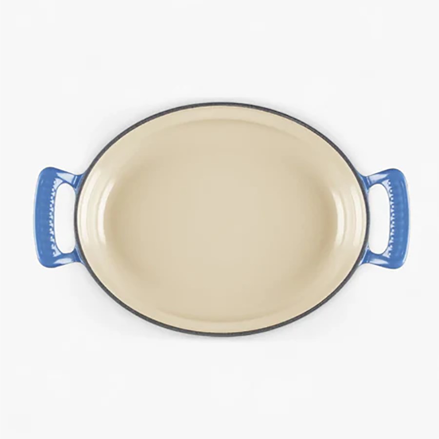 additioanl image for  Le Creuset MH Oval Dish Az. Blue 28 cm 
