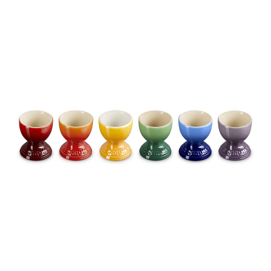 additioanl image for  Le Creuset Set of 6 Egg Cups Rainbow 
